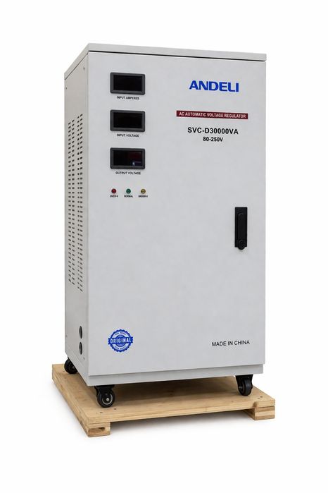 Stabilizator Andeli 30 kva. Стабилизатор напряжения 30 КВА