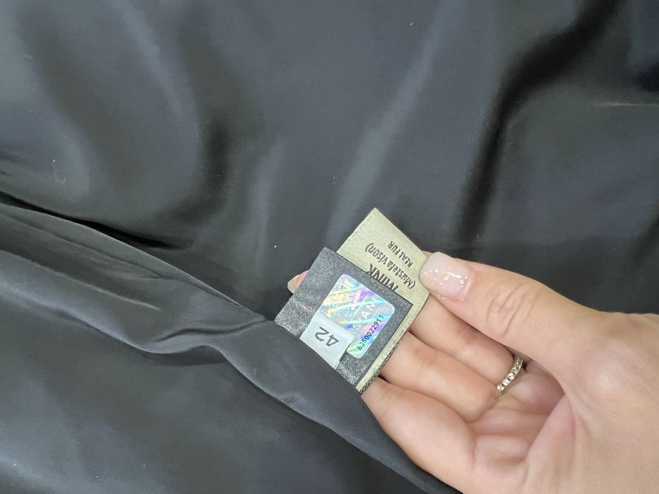 Норковая шуба с соболем