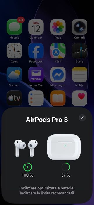 Airpods Pro 3 generatie noua, noi,sigilate,compatibile IOS si Android