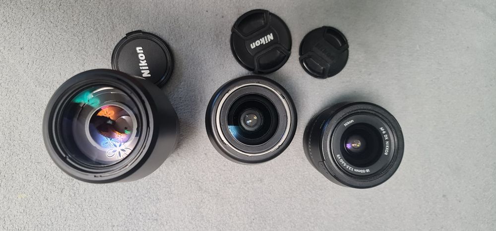 Obiective nikon, 18-55; 28- 80 și 70-300 se vând lot sau separat