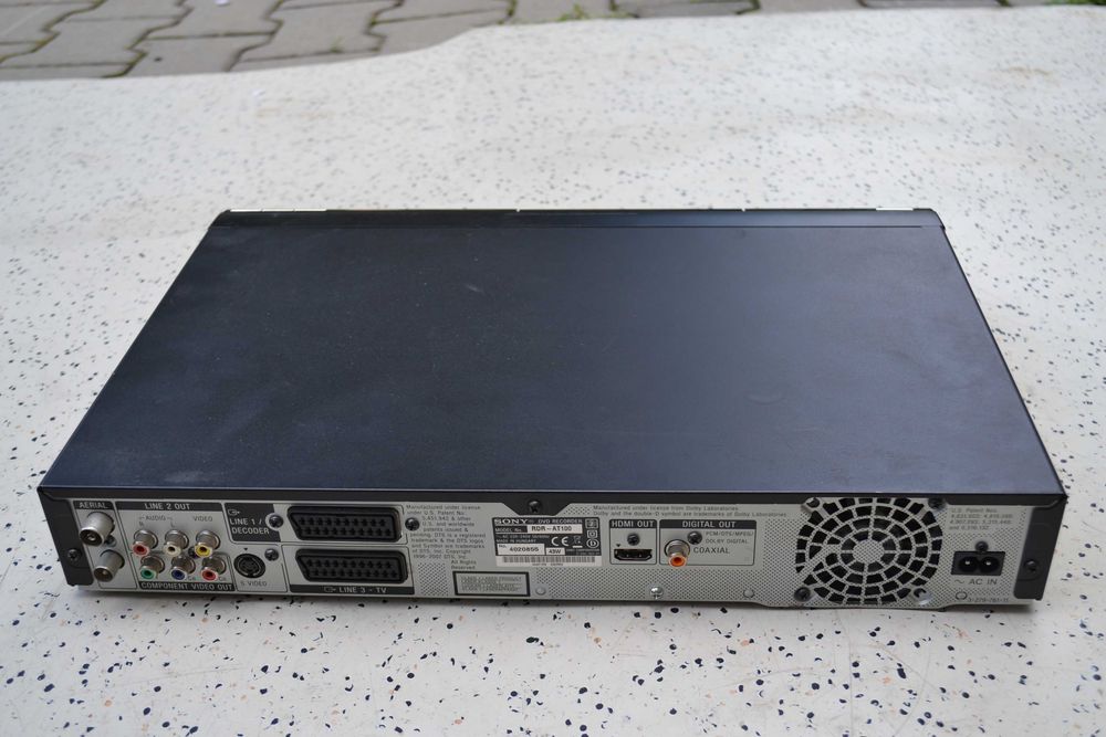 Dvd recorder Sony RDR AT 100 Defect