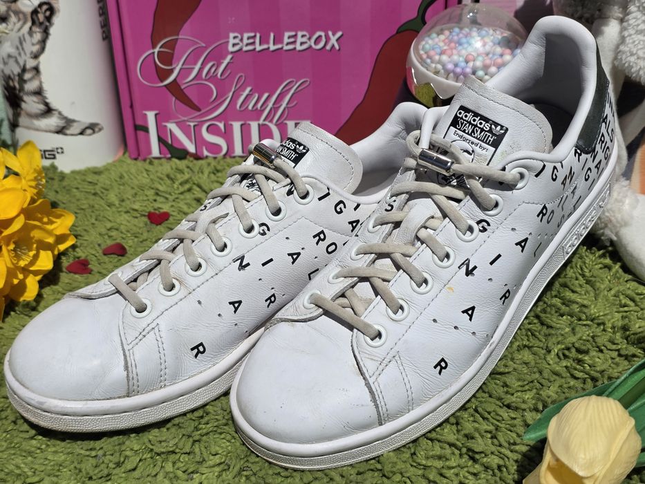 Adidas кожени кецове с букви N38