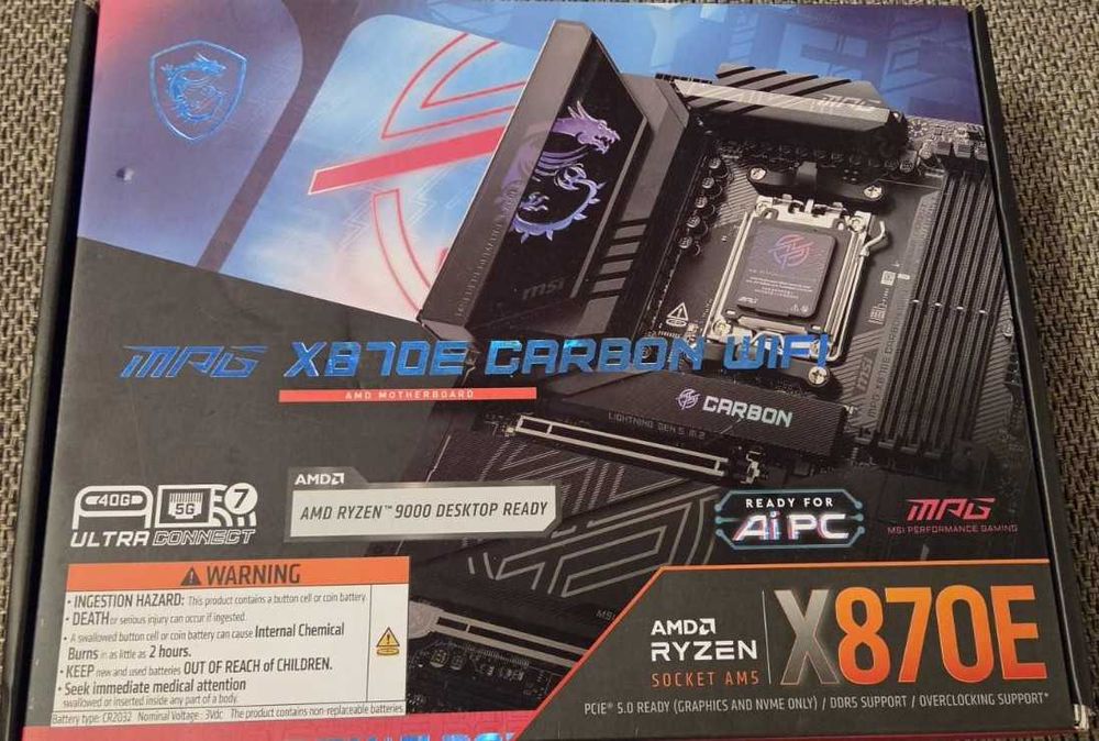 MSI MPG X870E Carbon ATX Wi-Fi 7