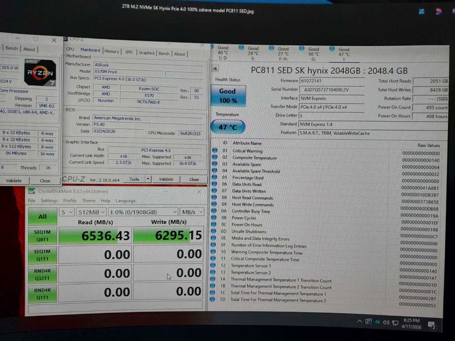 2TB M.2 NVMe PCIe 4.0 - SK Hynix PC811