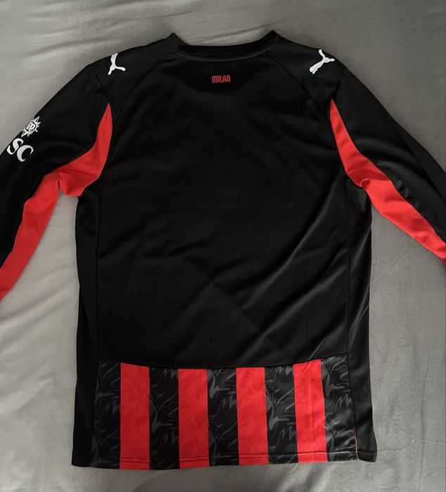 AC Milan Home 2025/26 Authentic Match Jersey Mânecă Lungă – Puma DryCELL