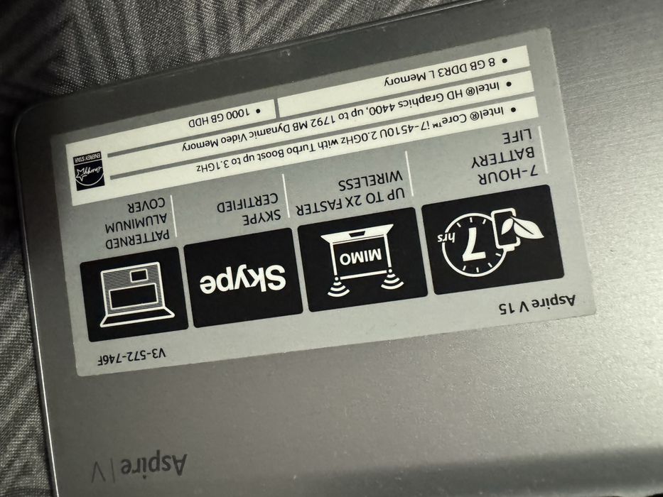 Laptop Acer Aspire V 15 pentru piese