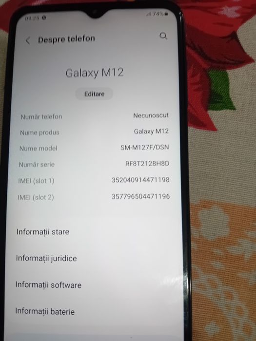 Sasung m12 stare buna