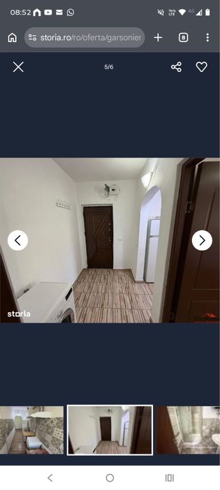 Închiriez garsonieră,complet mobilata in zona centru ( in spate la fostul dogan ) (0767929780)