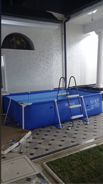 Каркасный бассейн Intex 300x200x75см скидка