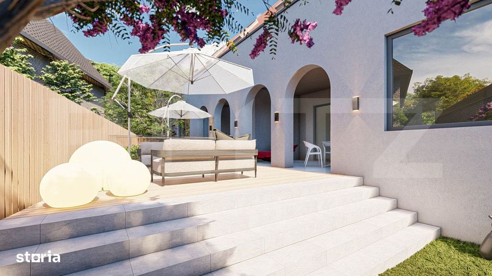 Casa tip duplex la 10min de centru! 3 nivele, teren 280mp
