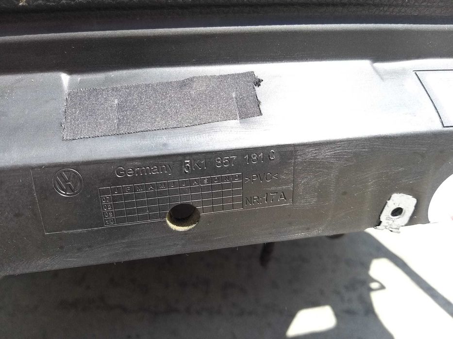 Kit plansa bord vw golf 6 5k 5k1857181c 5k1880841d