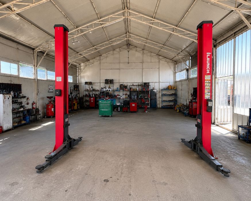 Hală service auto / spații industriale de închiriat – suprafețe între 100 și 400 mp