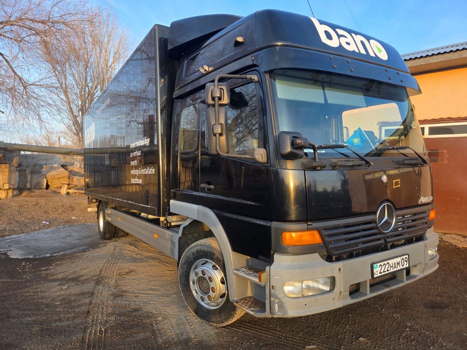 Грузоперевозки 7 тонн .Mercedes Atego..Термо фургон..Гидролопата.