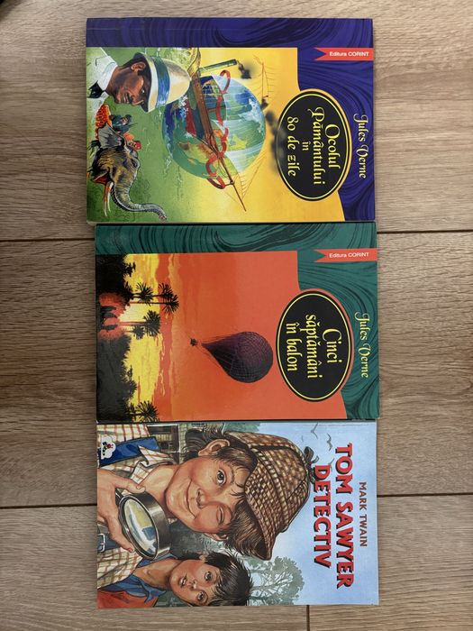 Carti aventura Jules Verne, Mark Twain