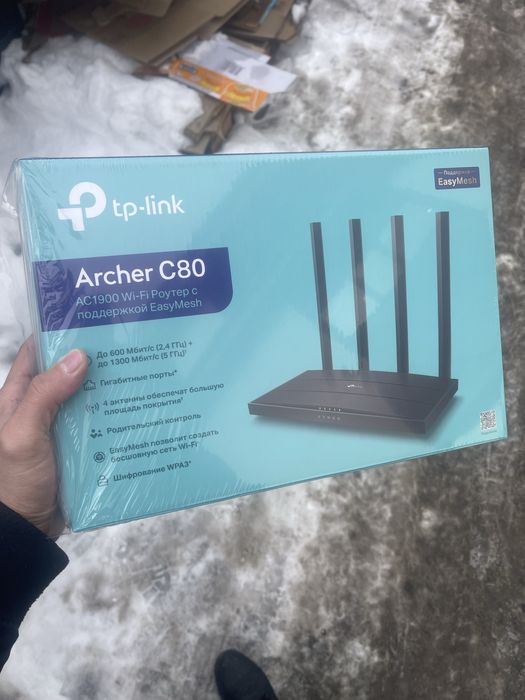 Продам роутер новый TP Link Archer C80