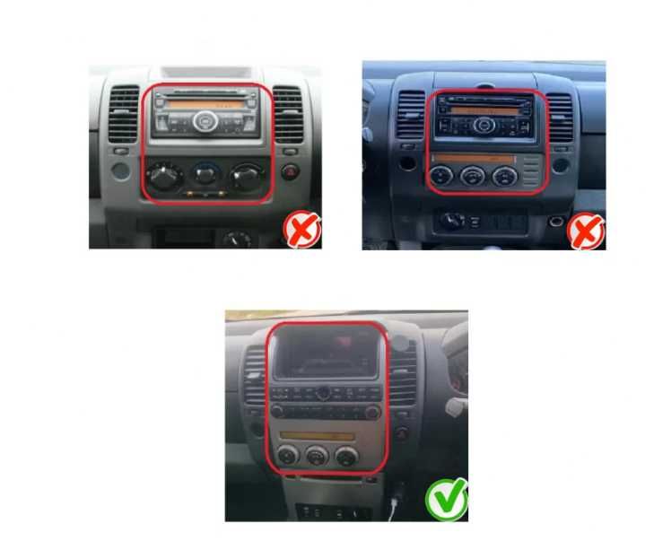 9-инчова мултимедия Nissan Navara D40 2006–2015 Pathfinder (2007–2015)