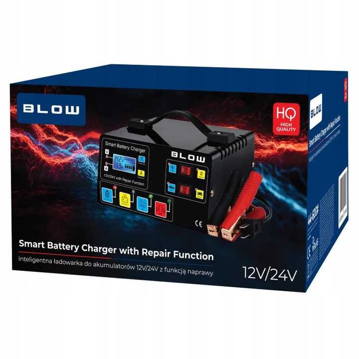 Умно Зарядно за акумулатор 12V/24V Start-Stop и Десулфатизация