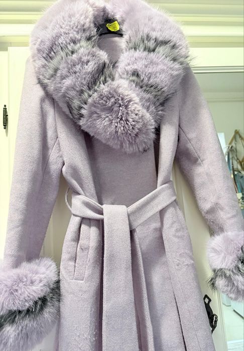 Palton elegant violet