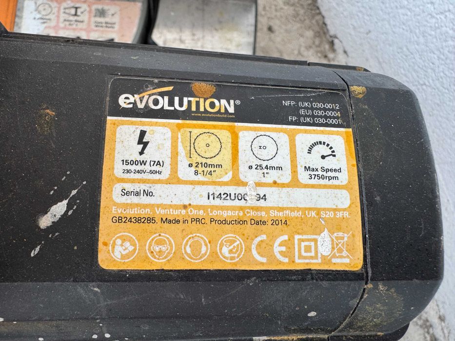 Циркуляр пендула - Evoulution 1500W / 210 mm / 5 бр