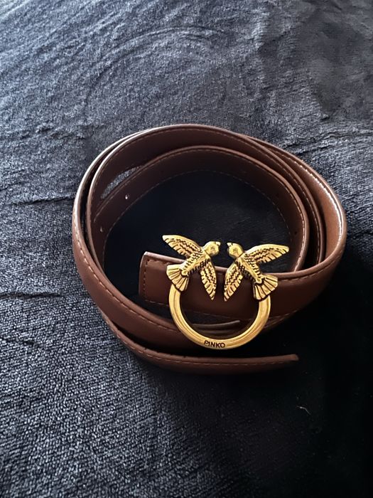 Колан pinko - черен, кафяв, бордо