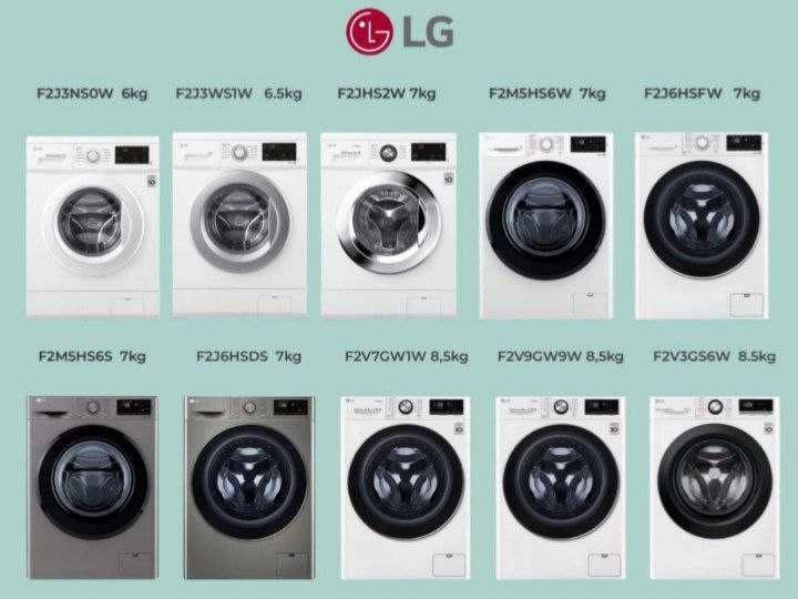 Стиральная машина LG от 6 кг до 15 кг, все моделы есть, доставка есть