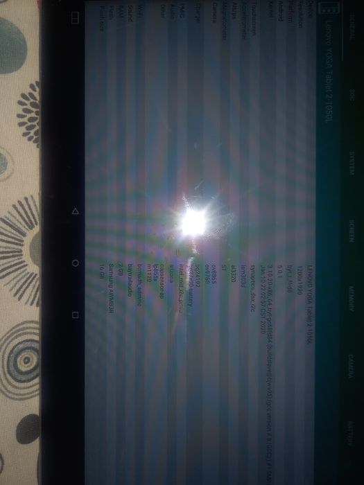 Lenovo yoga tablet2 1050L