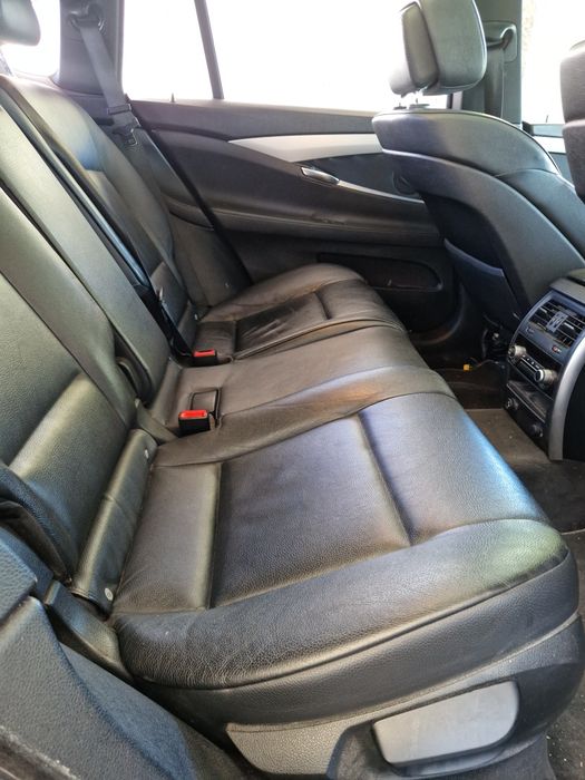 Interior m recaro piele neagra scaune bancheta plafon bmw seria 5 gt f07