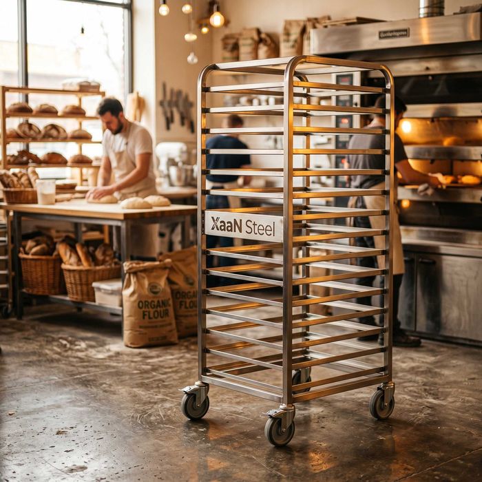 Тележка-шпилька для противней Нержавейка / Nerjaveyka XaaN Steel