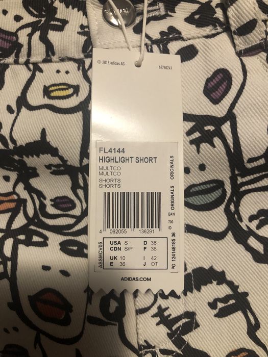 Adidas Fiorucci pantaloni scurti
