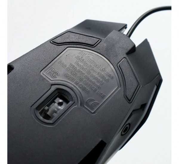 Оптична Геймърска Мишка с RGB подсветка, USB, DPI=1200