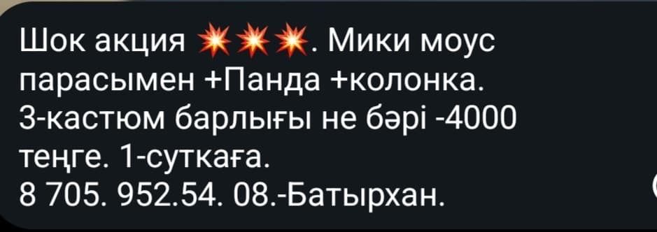 Аниматоры шок акция цена