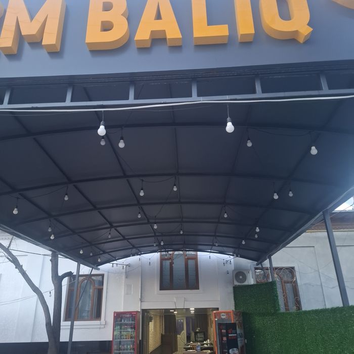 Баннер тент установка