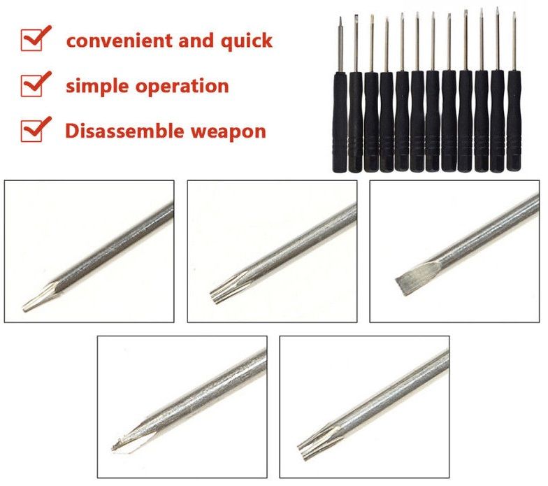 Set 12 surubelnite penru TELEFON TABLETA CALCULATOR. Noi ambalate!