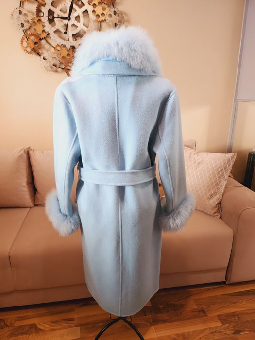 Ново дамско палто 80% кашмир