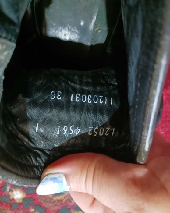 Cizme  biker cu ținte, nr. 38
