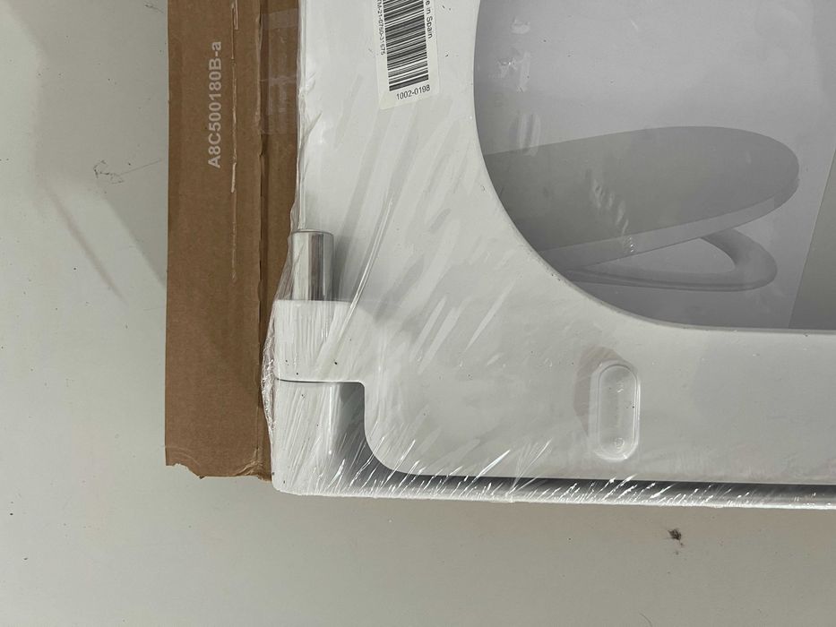 Capac WC Roca The Gap Square A80147200B, Supralit, închidere lentă