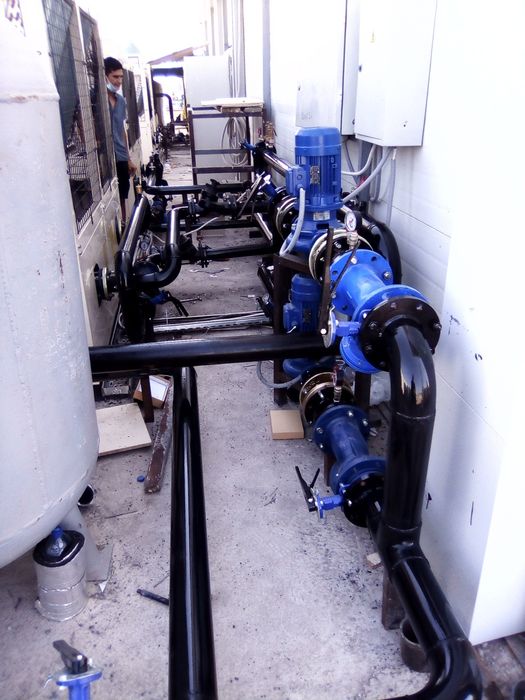 Чиллер ва котёл ишлари