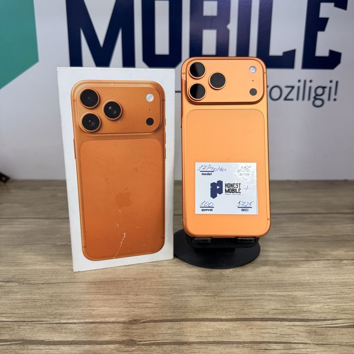 iPhone 17 Pro Max orange