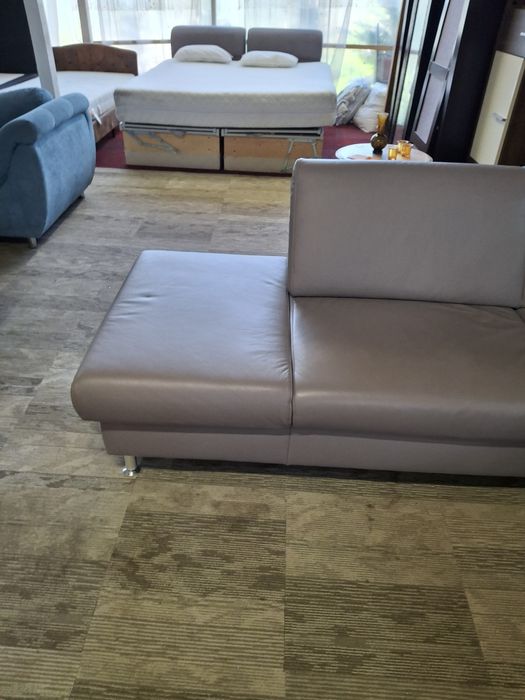 Coltar piele naturala sub fora de U