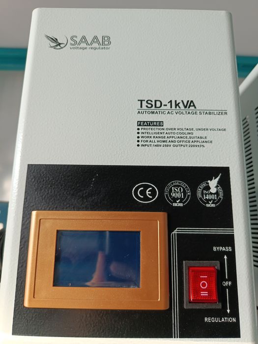 Стабилизатор SAAB TSD-1kVA моделидаги автоматик AC кучланиш