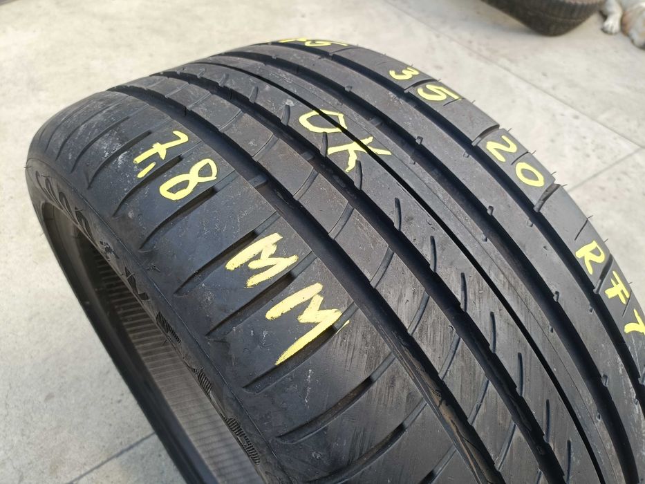 O anvelopa vara 275 35 20 goodyear asymmetric 2 run flat profil 7,8 mm