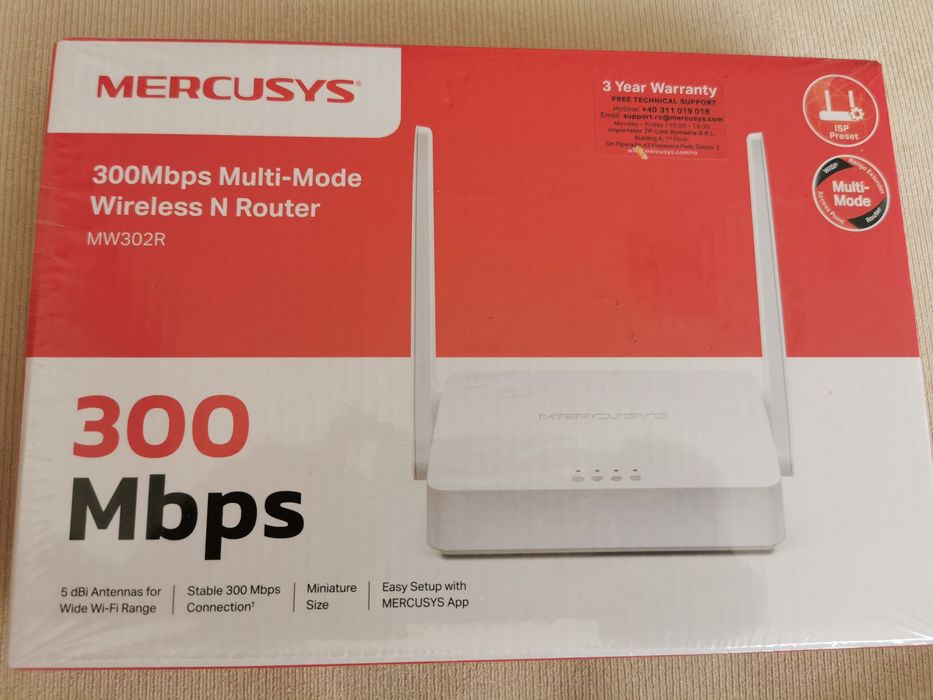 Wireless Multi - Mode N Router 300 mbps модел MW302R