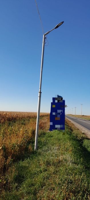 Stalp de iluminat la 8m