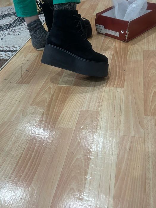 Ботинки зимние, натуралка 40р