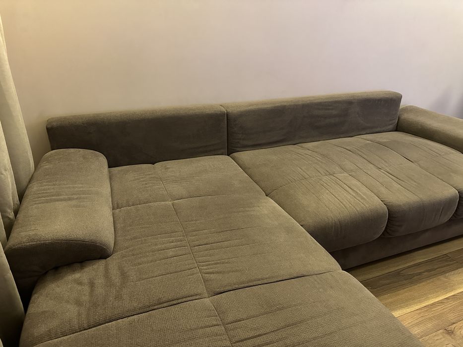 Ъглов Диван 260/180см  - Удобен за сън - Перфектно състояние!!!