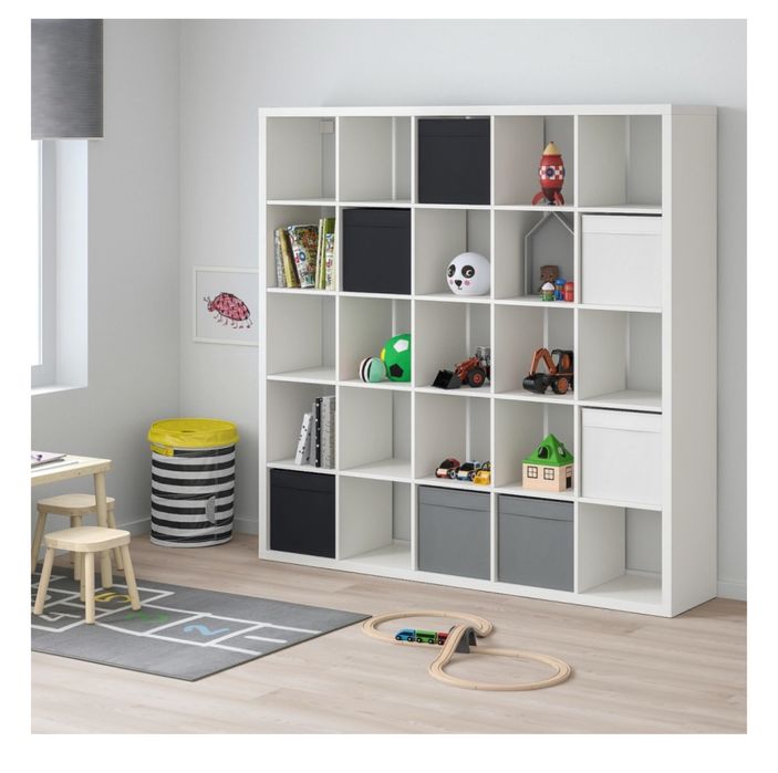 Стеллаж икеа каллакс белый