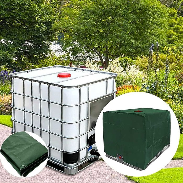 Prelata protectie cu aluminiu pt butoi container cub IBC 1000l. Noua!