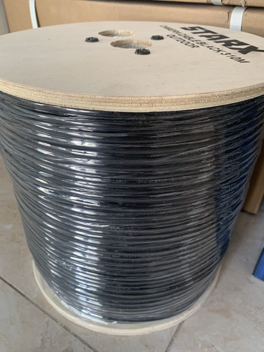 Акция! Достовка есть! 100м лан оптика интернет кабель ! Пакчорд кабель