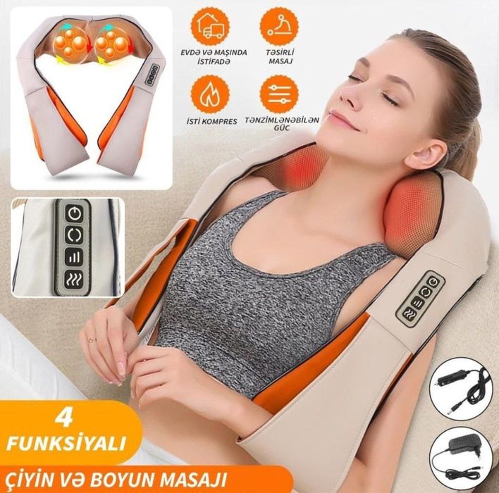 Массажер для шеи Massager of Neck Kneading плеч и спины Доставка есть!