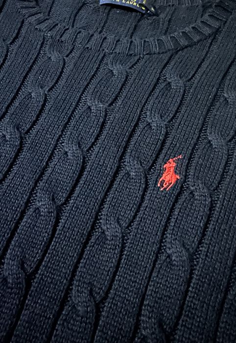 Polo Ralph Lauren Cable-Knit Cotton Crewneck Jumper